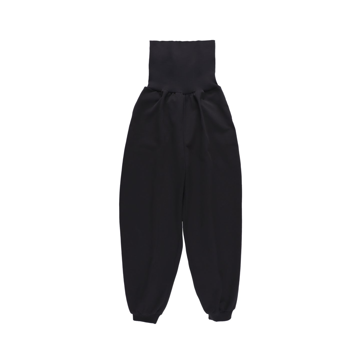 SPACE SUIT bontan PANTS BLACK - AYA | Knit Jersey Signature Wide Pants | MADE IN JAPAN