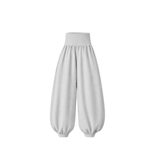 SPACE SUIT bontan PANTS GRAY - AYA | Knit Jersey Wide Pants | MADE IN JAPAN
