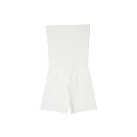 SPACE SUIT BYKER PANTS in off white original knit jersey by AYA. Made in Japan.