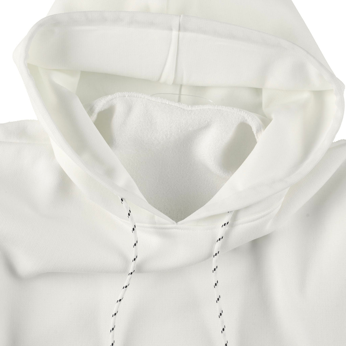 SPACE SUIT PARKA OFF WHITE - AYA | Knit Jersey Hoodie | MADE IN JAPAN