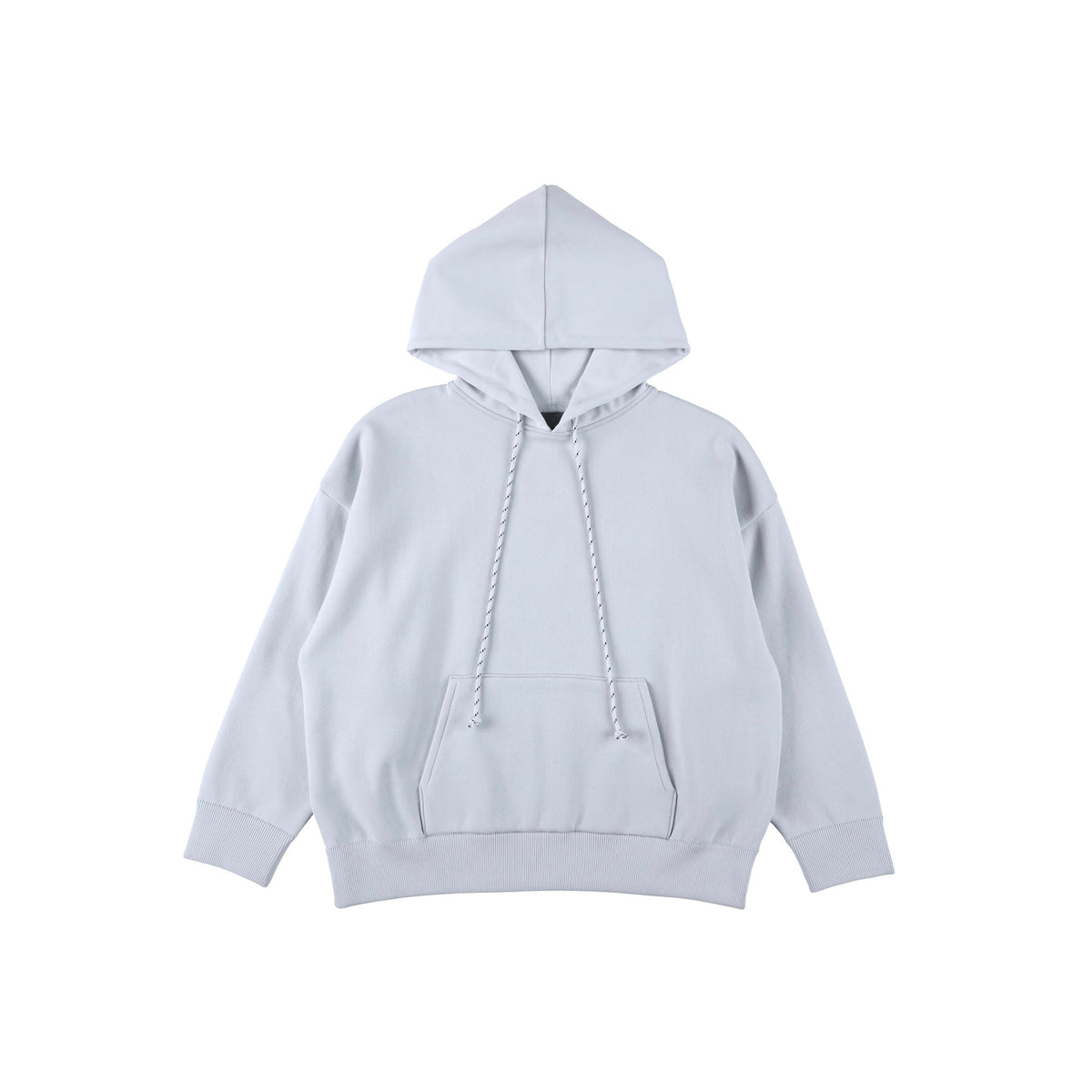 SPACE SUIT PARKA SAX BLUE - AYA | Knit Jersey Hoodie | MADE IN JAPAN