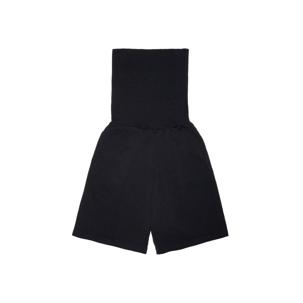 SPACE SUIT SHORT PANTS BLACK - AYA | Knit Jersey Short Pants | MADE IN JAPAN