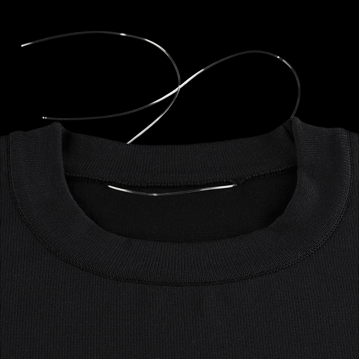 SPACE SUIT TEE BLACK - AYA | Knit Jersey T-Shirt | MADE IN JAPAN