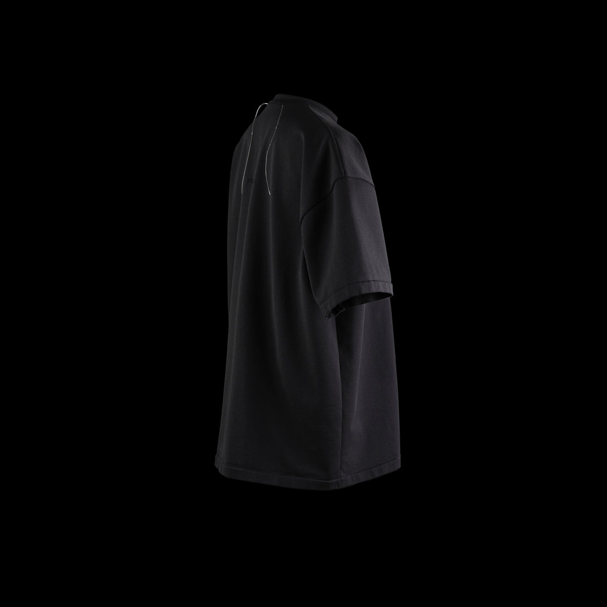 SPACE SUIT TEE BLACK - AYA | Knit Jersey T-Shirt | MADE IN JAPAN