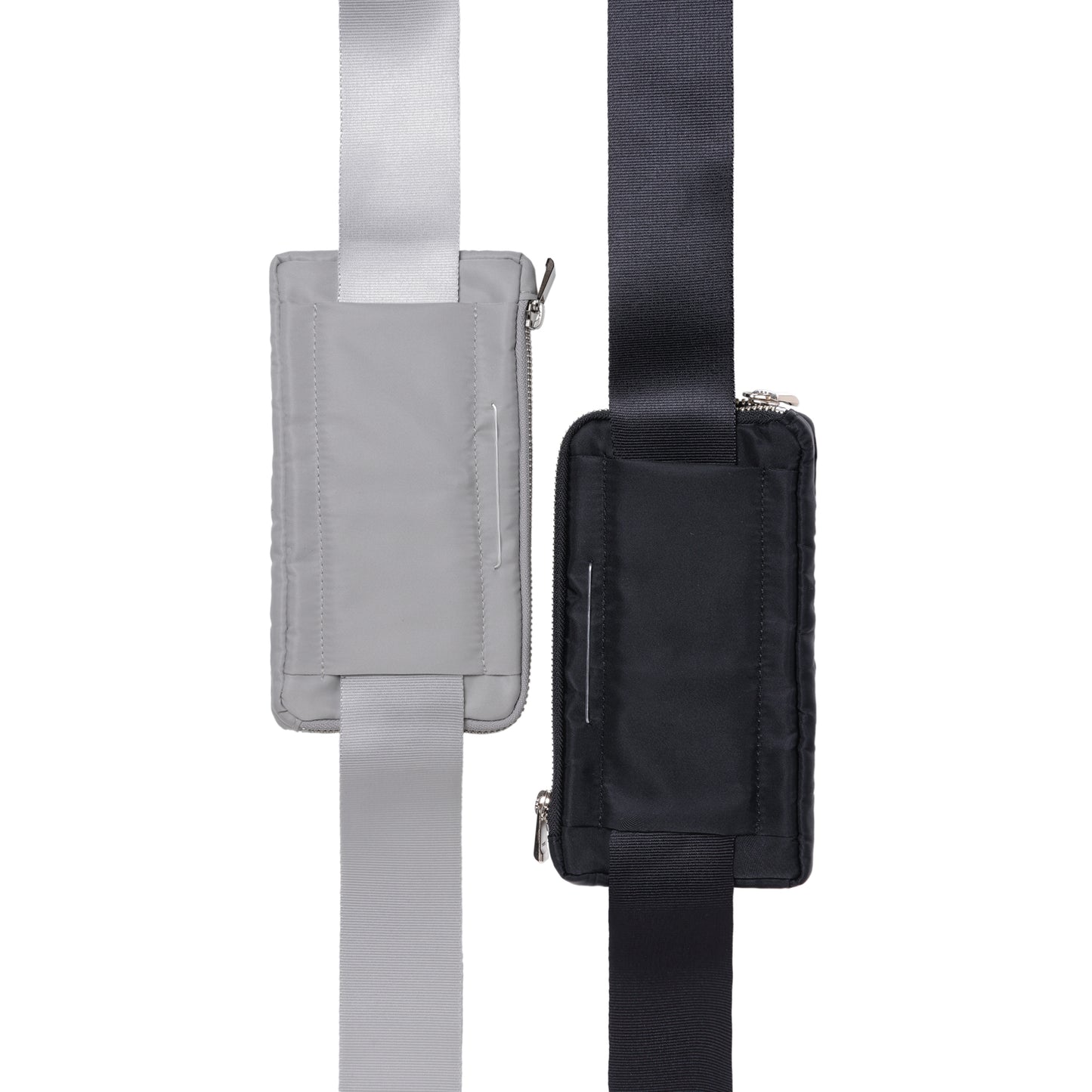 SPACE SUIT BAG in black & gray by AYA. Unisex bag made in Japan.