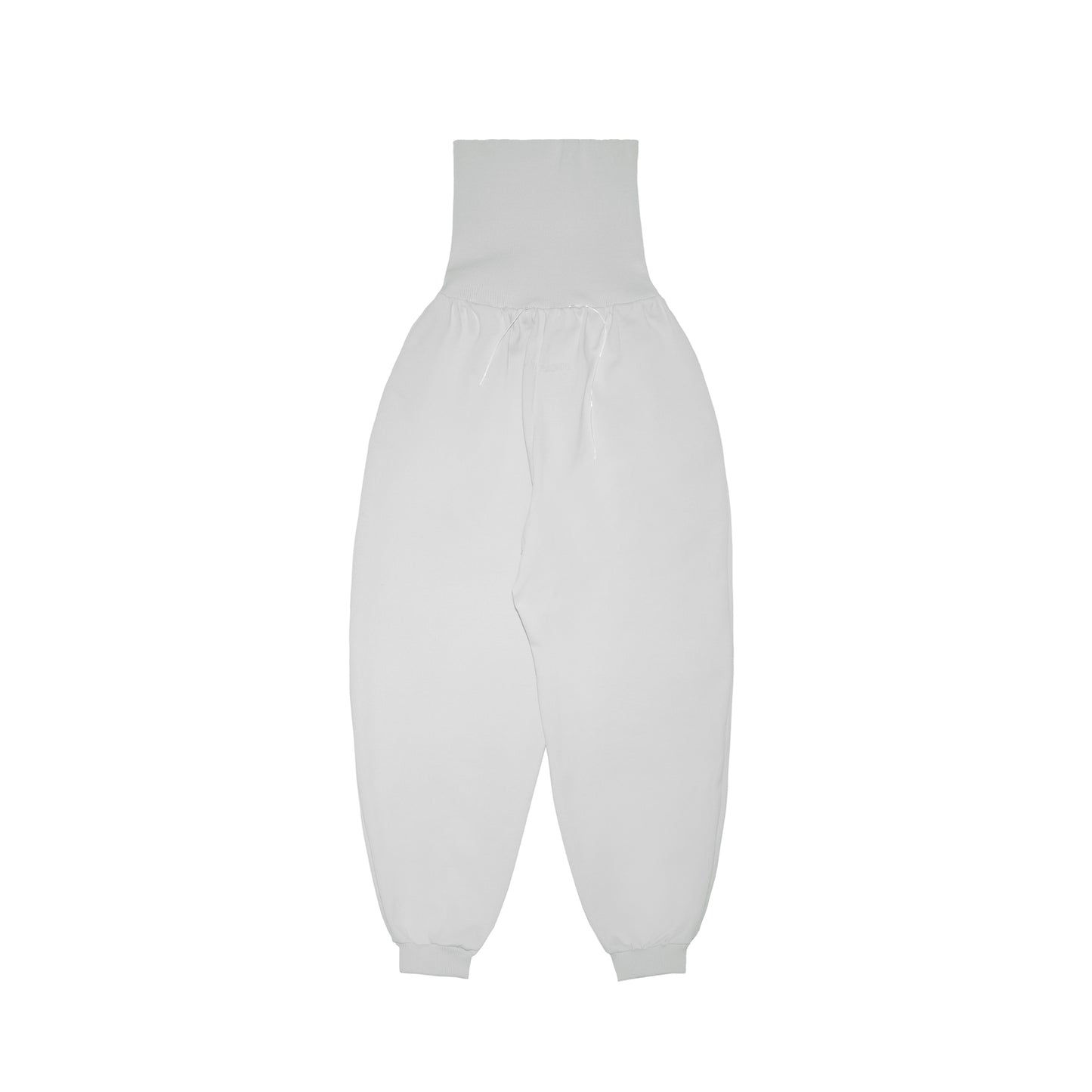 SPACE SUIT bontan PANTS in gray original knit jersey by AYA. Made in Japan.