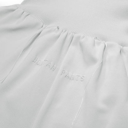 SPACE SUIT bontan PANTS in gray original knit jersey by AYA. Made in Japan.