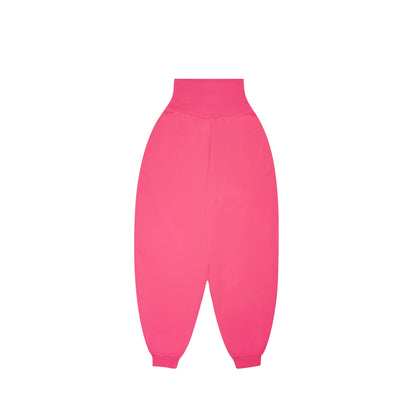 SPACE SUIT bontan PANTS PINK - AYA | Knit Jersey Signature Wide Pants | MADE IN JAPAN