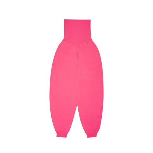 SPACE SUIT bontan PANTS PINK - AYA | Knit Jersey Signature Wide Pants | MADE IN JAPAN