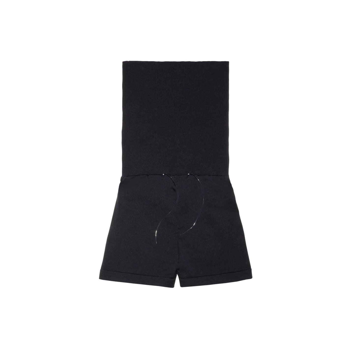 SPACE SUIT BYKER PANTS in black original knit jersey by AYA. Made in Japan.
