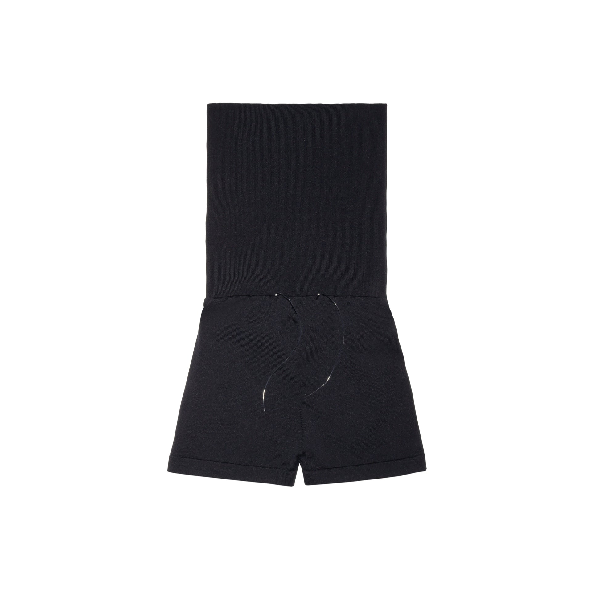 SPACE SUIT BYKER PANTS in black original knit jersey by AYA. Made in Japan.
