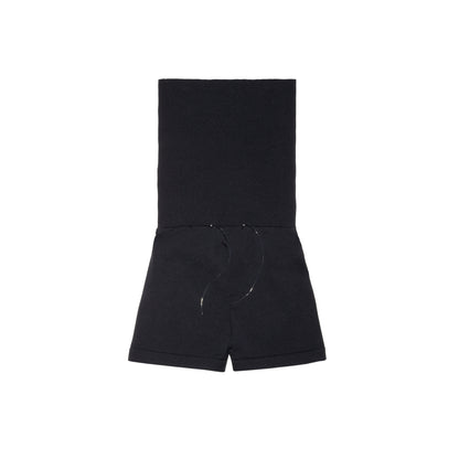 SPACE SUIT BYKER PANTS in black original knit jersey by AYA. Made in Japan.