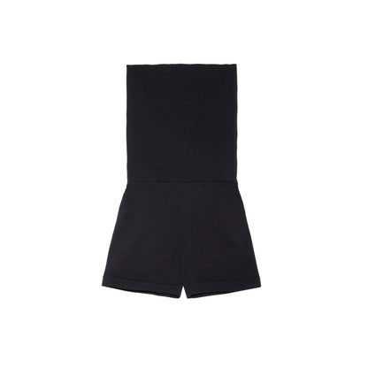 SPACE SUIT  BYKER PANTS in black original knit jersey by AYA. Made in Japan.