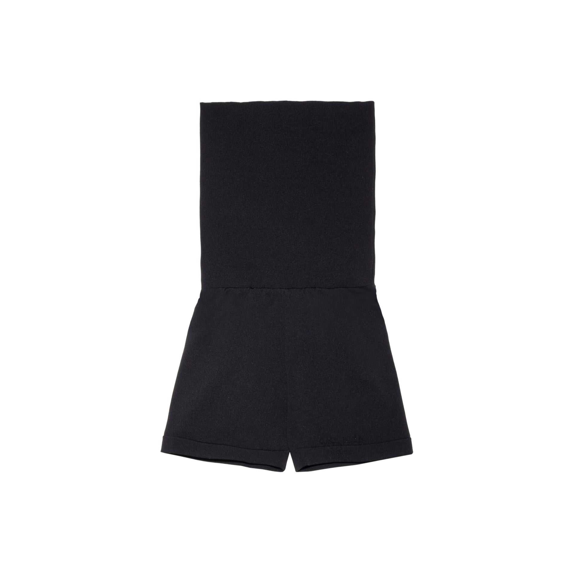 SPACE SUIT BYKER PANTS in black original knit jersey by AYA. Made in Japan.