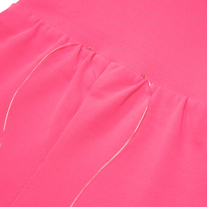 SPACE SUIT BYKER PANTS PINK - AYA | Knit Jersey Biker Pants | MADE IN JAPAN