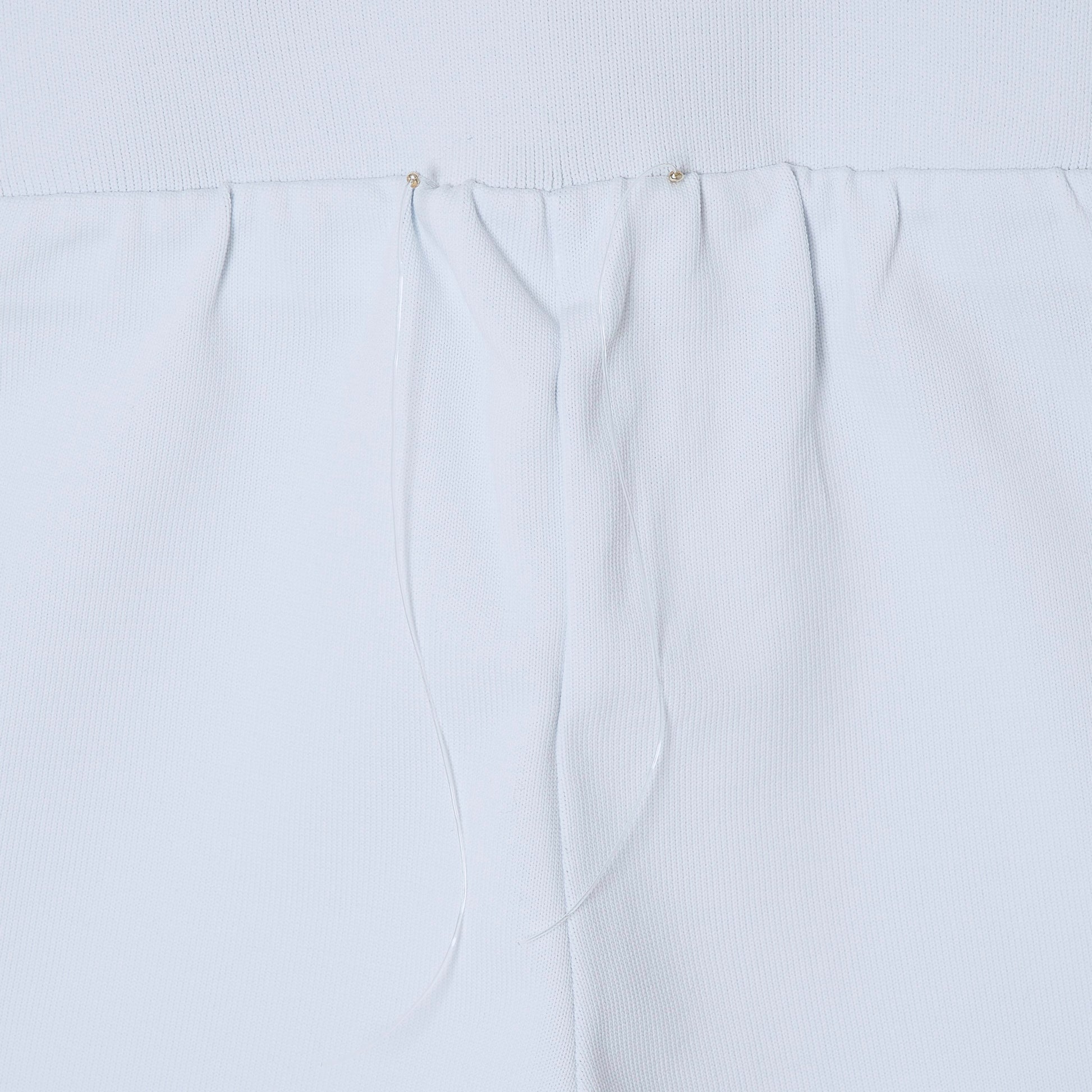 SPACE SUIT  BYKER PANTS in sax blue original knit jersey by AYA. Made in Japan.