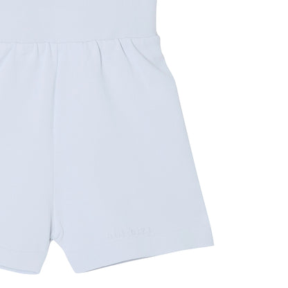 SPACE SUIT  BYKER PANTS in sax blue original knit jersey by AYA. Made in Japan.