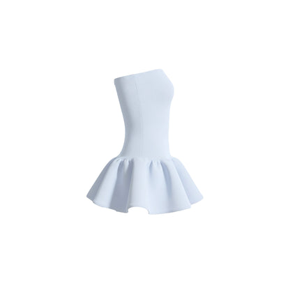 SPACE SUIT CORSET BELT SAX BLUE - AYA | Knit Jersey Corset Belt | MADE IN JAPAN