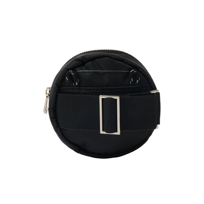 SPACE SUIT DISCO BAG BLACK - AYA | Unisex Mini Circle Bag | MADE IN JAPAN