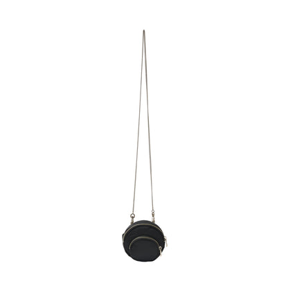 SPACE SUIT DISCO BAG BLACK - AYA | Unisex Mini Circle Bag | MADE IN JAPAN