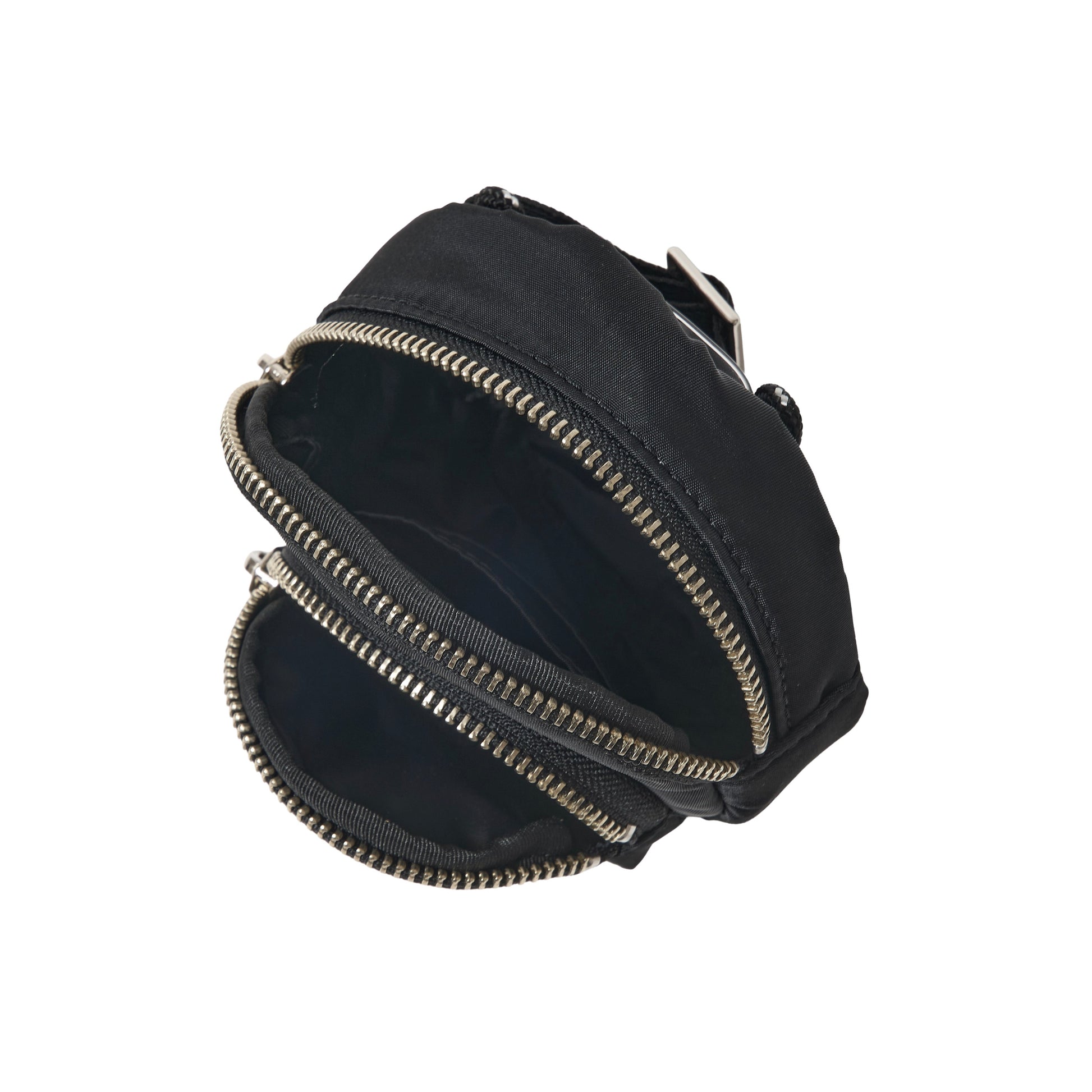 SPACE SUIT DISCO BAG BLACK - AYA | Unisex Mini Circle Bag | MADE IN JAPAN