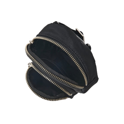 SPACE SUIT DISCO BAG BLACK - AYA | Unisex Mini Circle Bag | MADE IN JAPAN