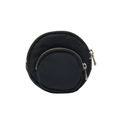 SPACE SUIT DISCO BAG BLACK - AYA | Unisex Mini Circle Bag | MADE IN JAPAN