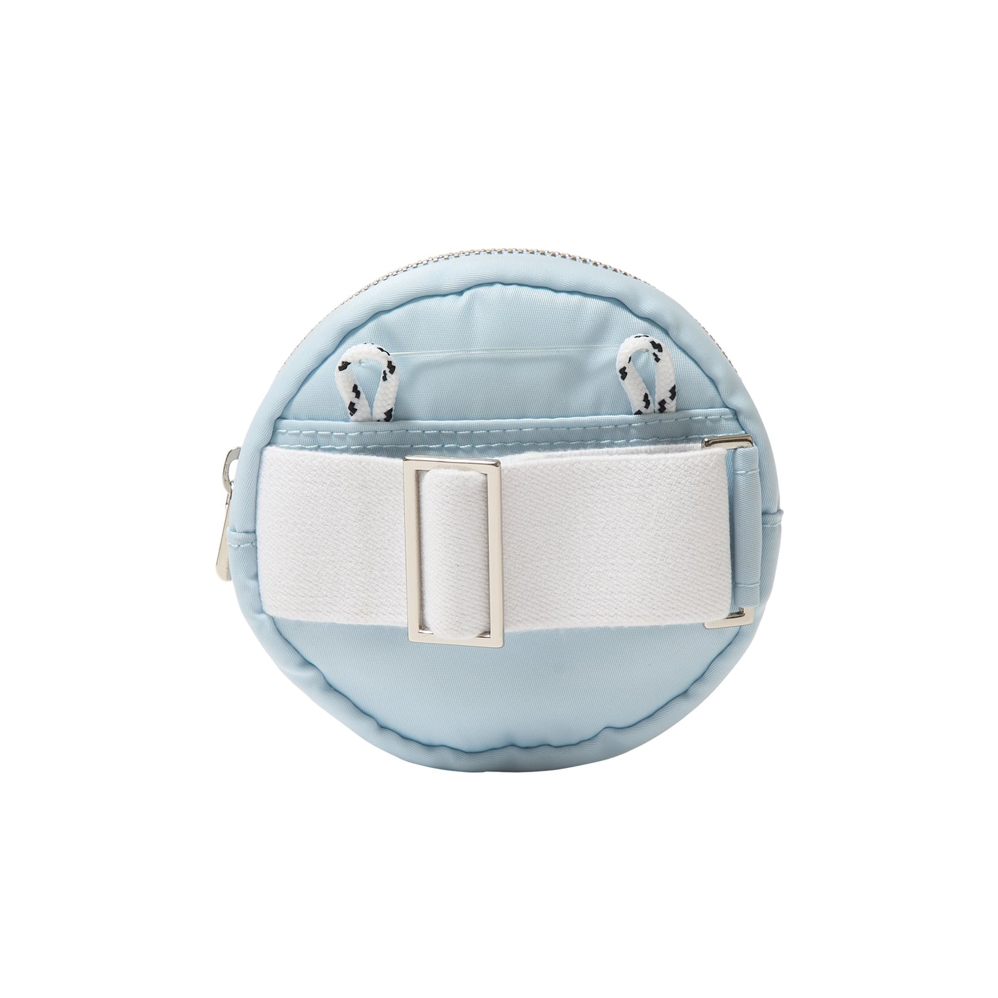 SPACE SUIT DISCO BAG in sax blue by AYA. Unisex bag made in Japan.