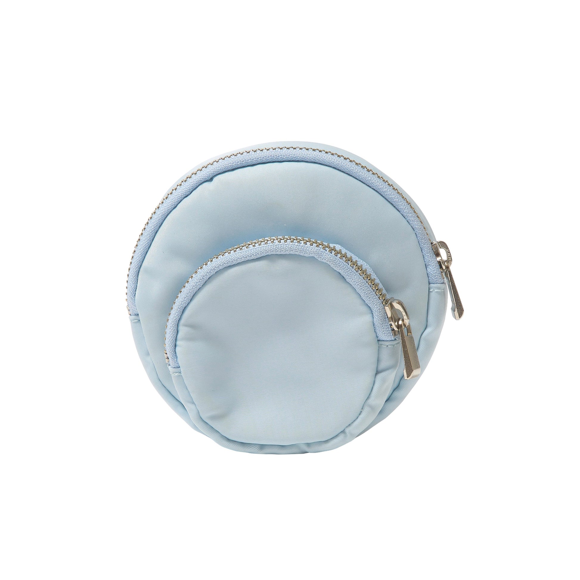 SPACE SUIT DISCO BAG in sax blue by AYA. Unisex bag made in Japan.