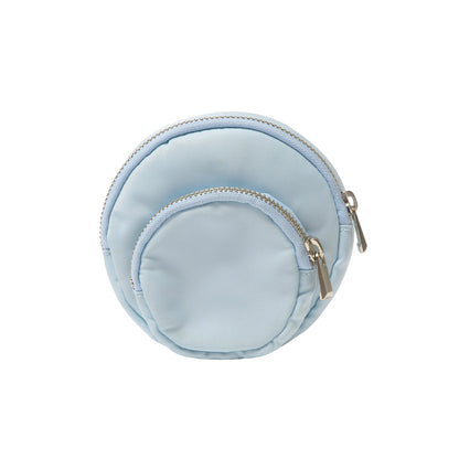 SPACE SUIT DISCO BAG in sax blue by AYA. Unisex bag made in Japan.