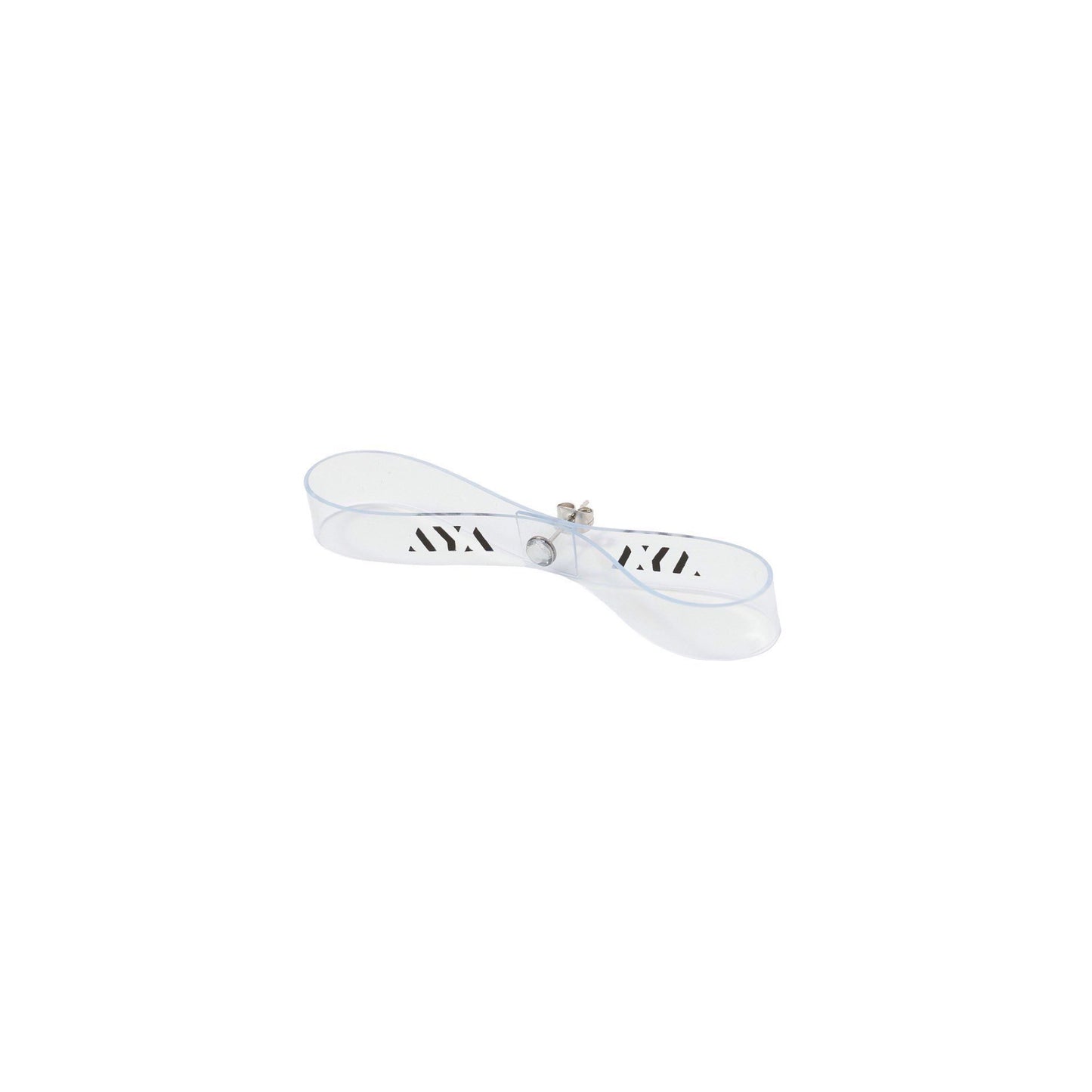 SPACE SUIT EARRING CLEAR 9cm- AYA | Clear Ribbon Earring | MADE IN JAPAN