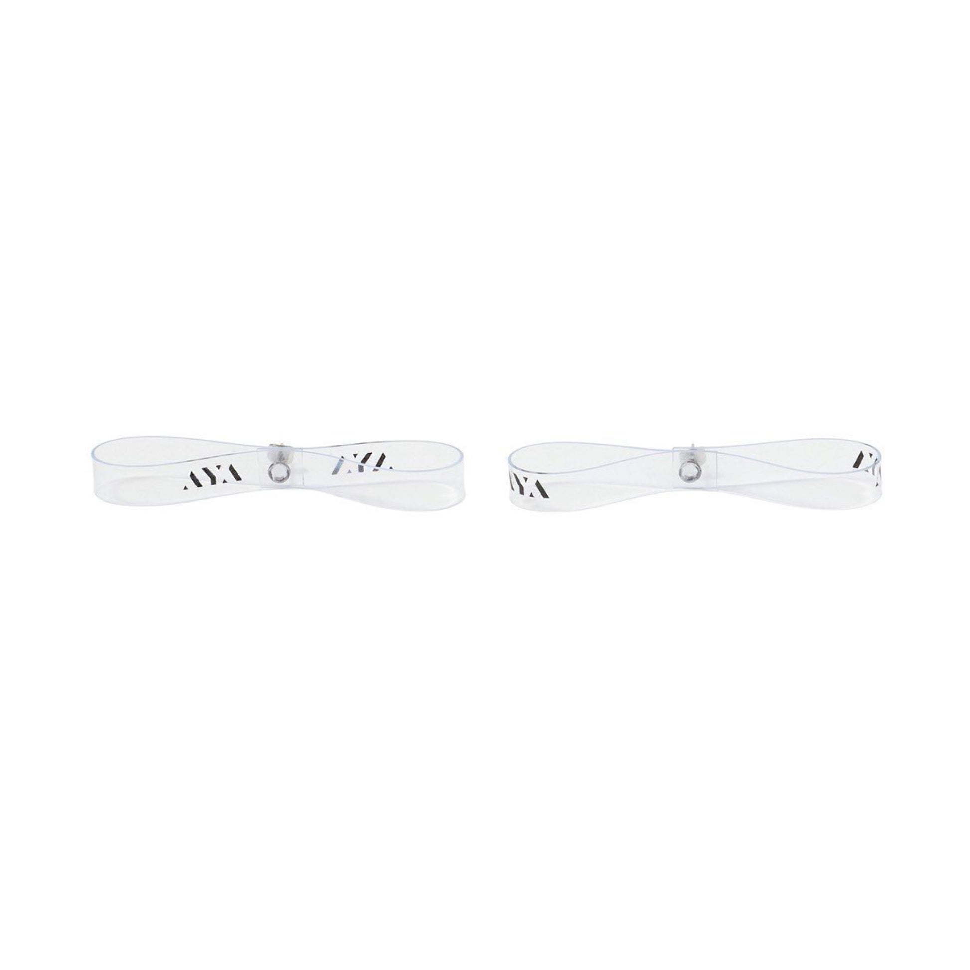 SPACE SUIT EARRING CLEAR 9cm- AYA | Clear Ribbon Earring | MADE IN JAPAN
