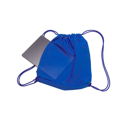 SPACE SUIT KNAPSACK in blue detail by AYA. Unisex bag made in Japan.