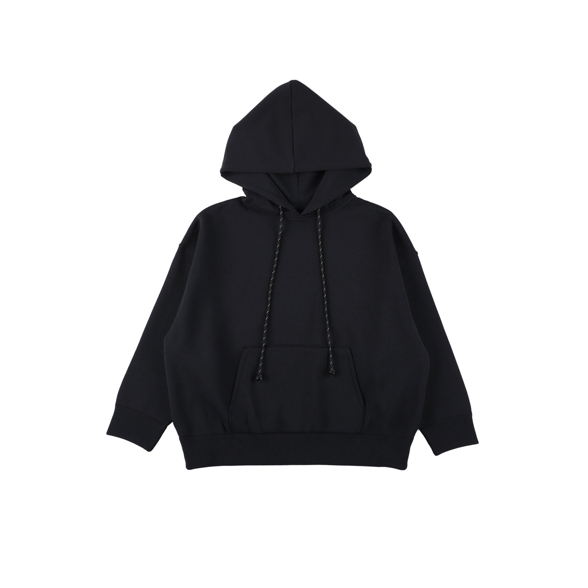 SPACE SUIT PARKA BLACK - AYA | Knit Jersey Hoodie | MADE IN JAPAN