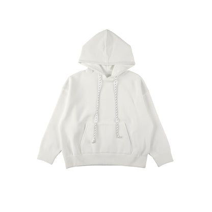 SPACE SUIT PARKA OFF WHITE - AYA | Knit Jersey Hoodie | MADE IN JAPAN