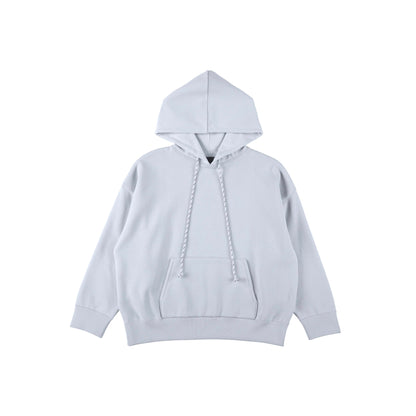 SPACE SUIT PARKA SAX BLUE - AYA | Knit Jersey Hoodie | MADE IN JAPAN