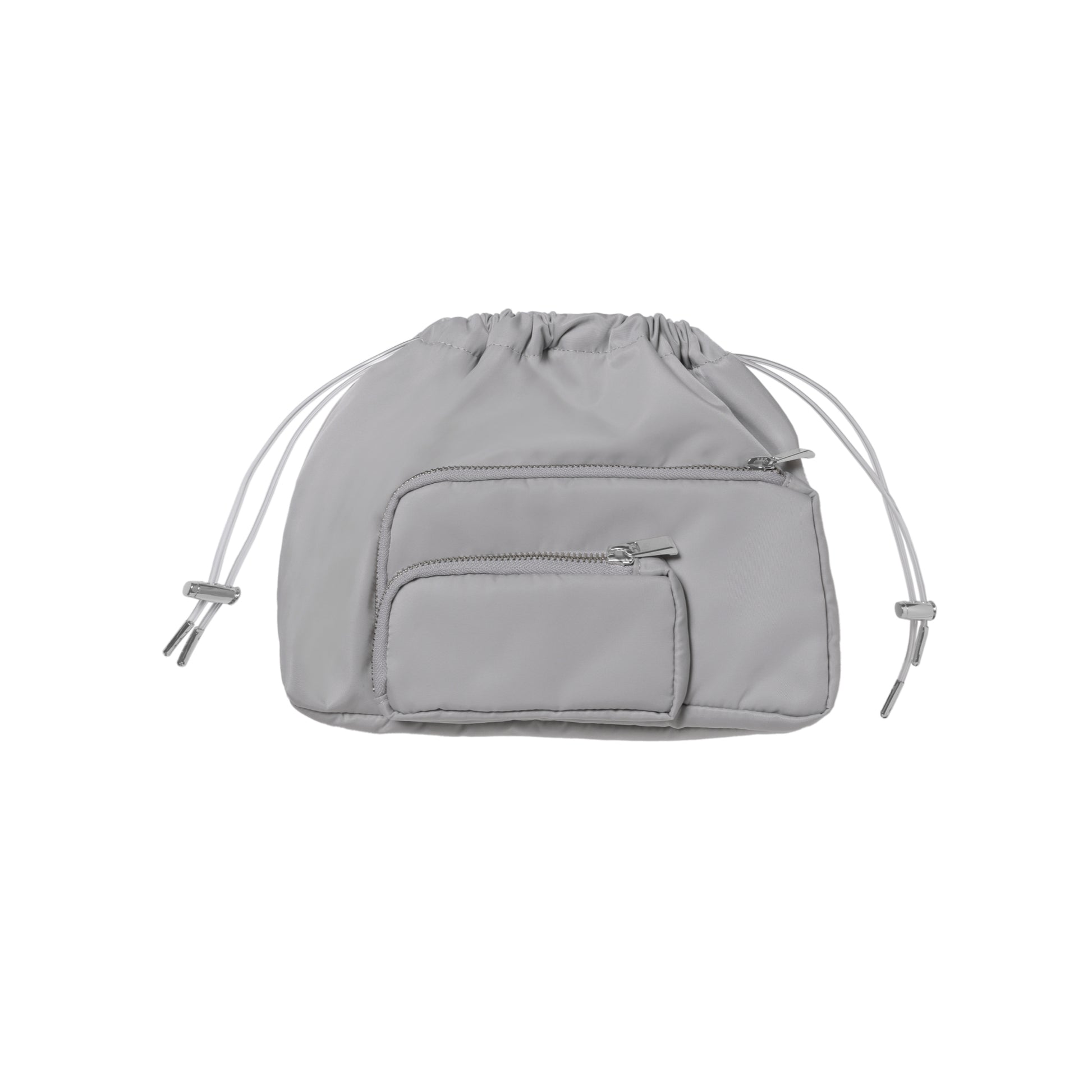 SPACE SUIT POUCH in gray by AYA. Unisex bag made in Japan.