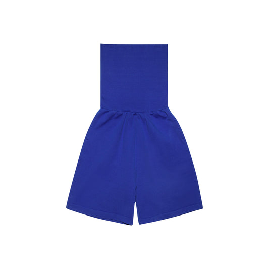 SPACE SUIT SHORT PANTS BLUE - AYA | Knit Jersey Short Pants | MADE IN JAPAN