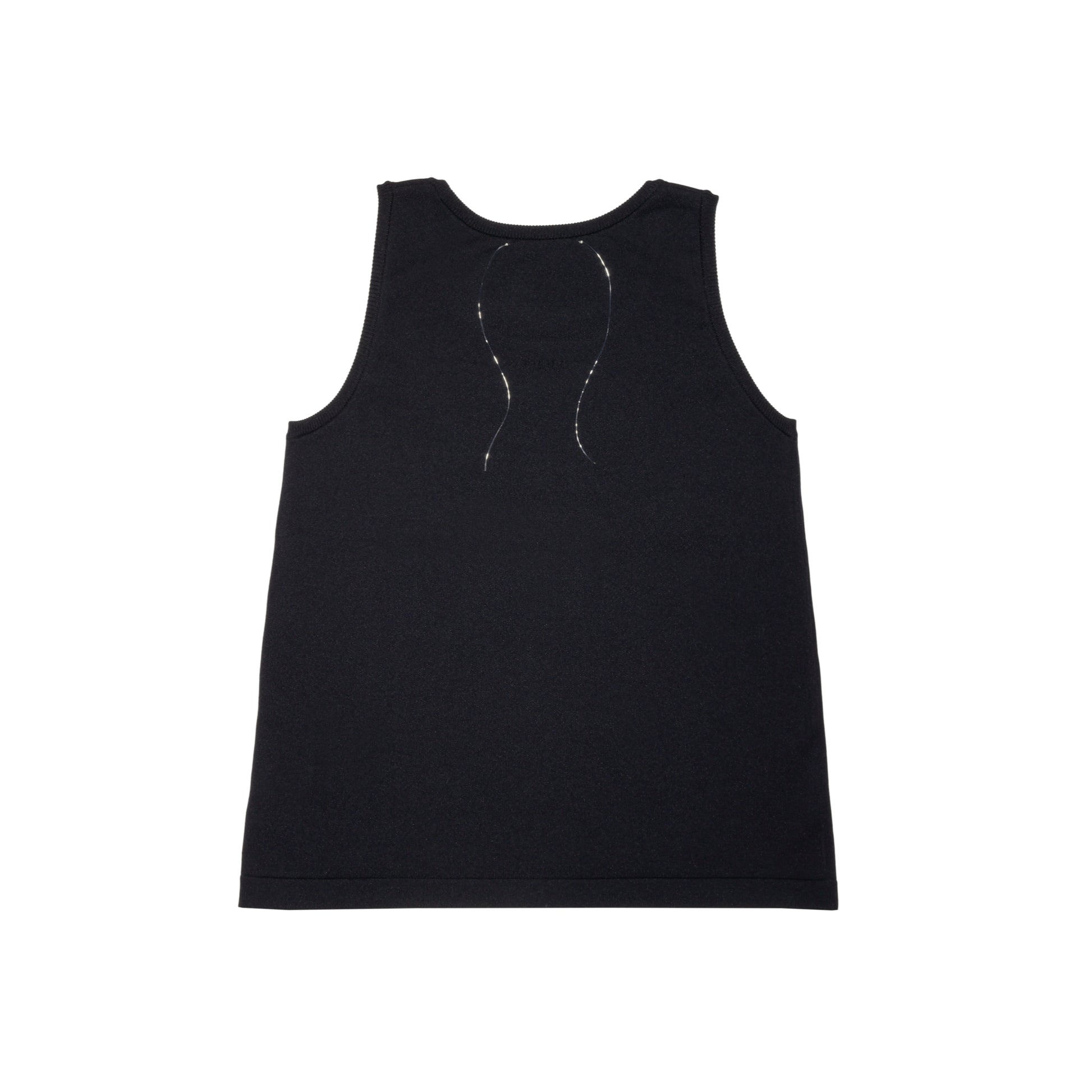 SPACE SUIT TANK TOP in black by AYA. Unisex bag made in Japan.