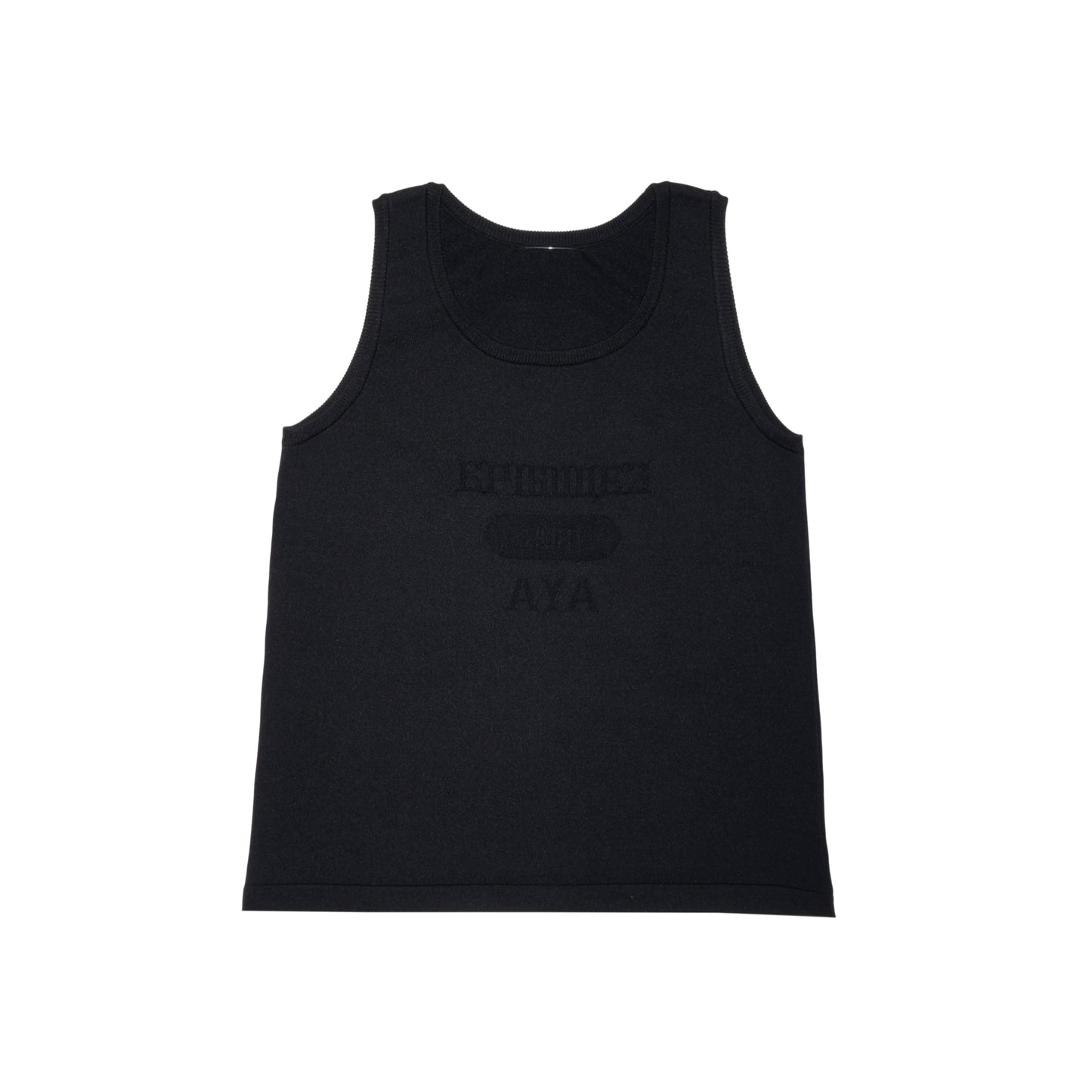 SPACE SUIT TANK TOP in black by AYA. Unisex bag made in Japan.