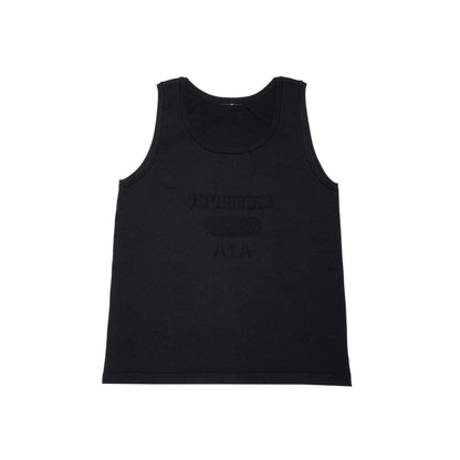 SPACE SUIT TANK TOP in black by AYA. Unisex bag made in Japan.