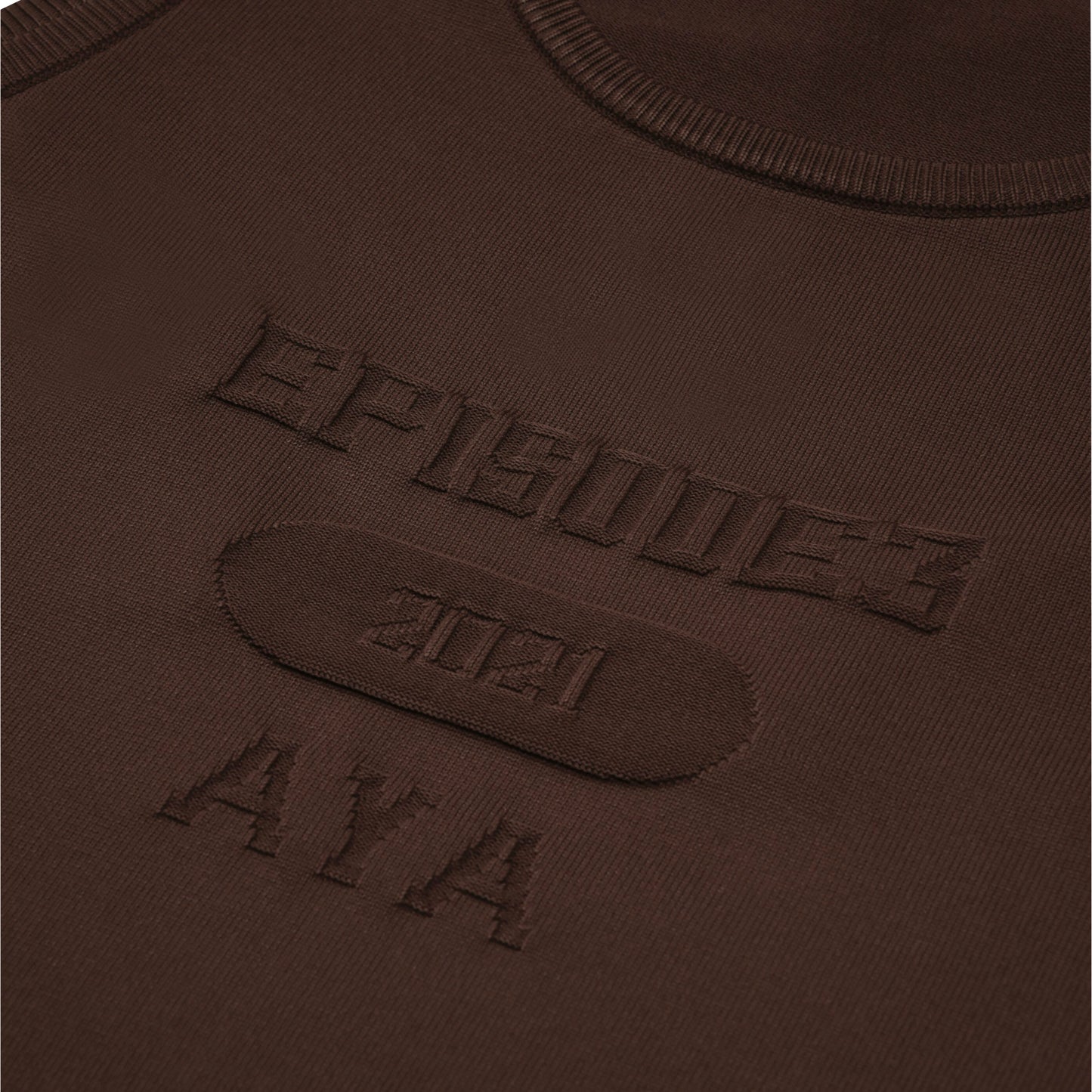 SPACE SUIT TANK TOP in brown by AYA. Unisex bag made in Japan.