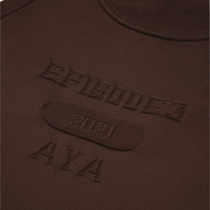 SPACE SUIT TANK TOP in brown by AYA. Unisex bag made in Japan.