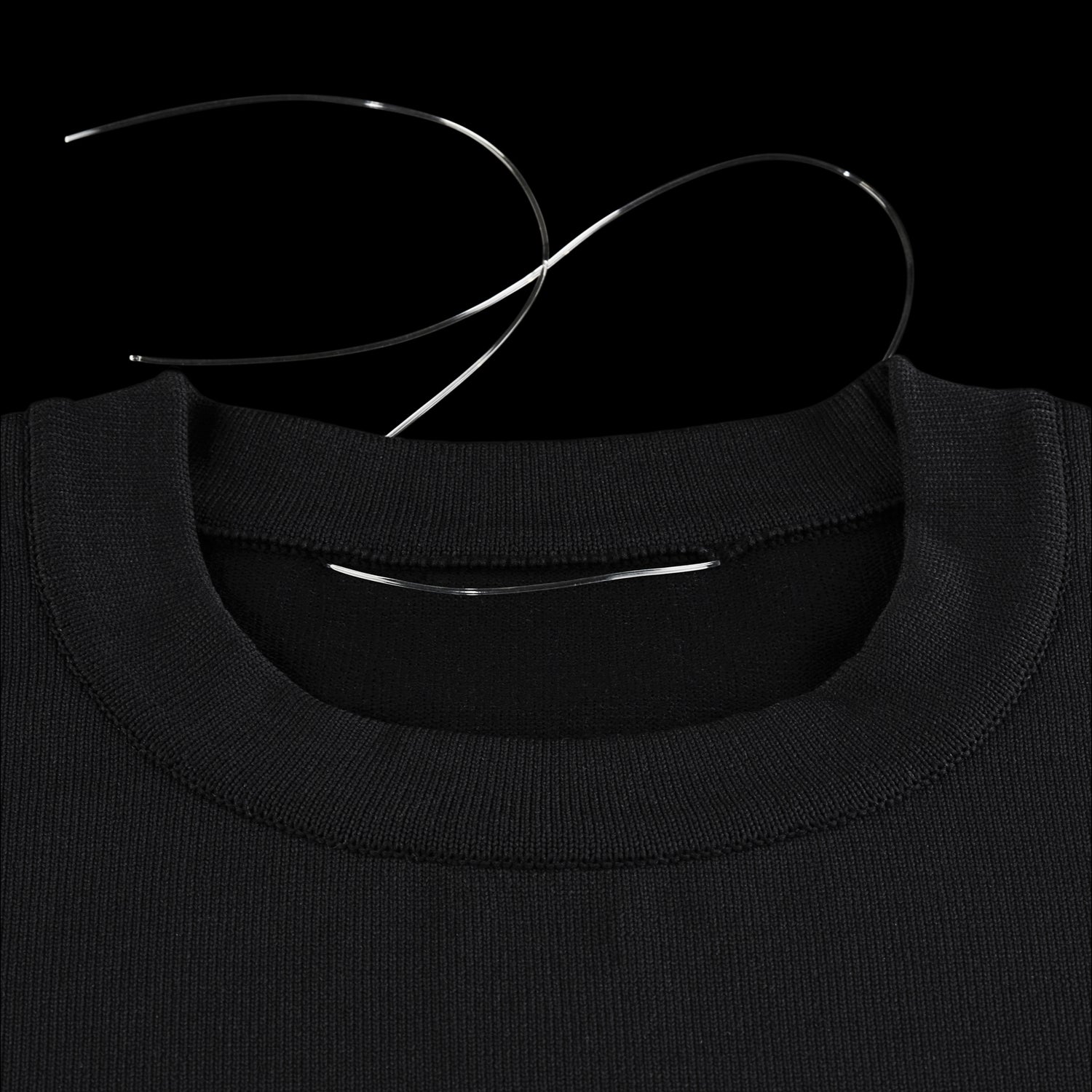 SPACE SUIT TEE BLACK - AYA | Knit Jersey T-Shirt | MADE IN JAPAN