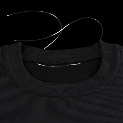SPACE SUIT TEE BLACK - AYA | Knit Jersey T-Shirt | MADE IN JAPAN