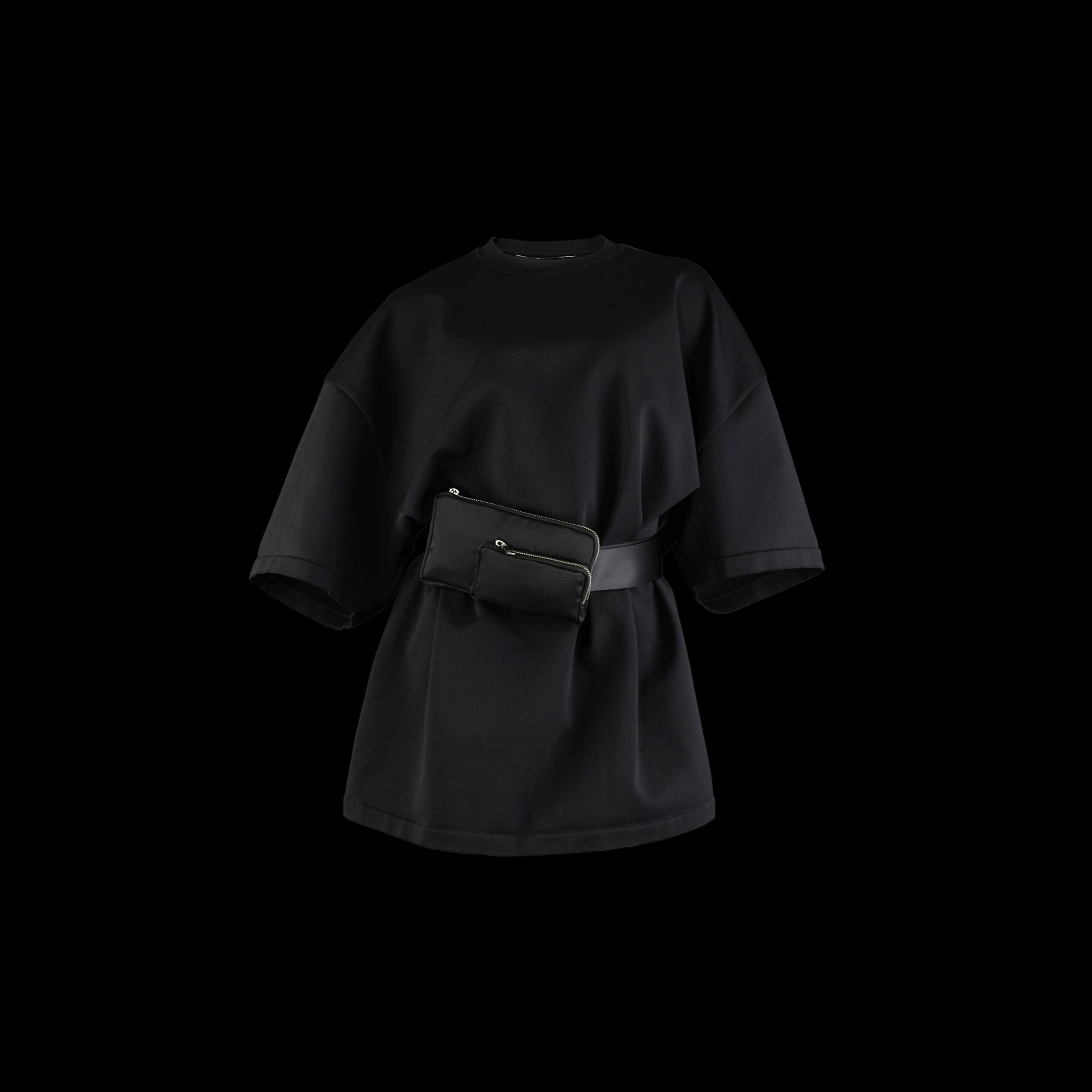 SPACE SUIT TEE BLACK - AYA | Knit Jersey T-Shirt | MADE IN JAPAN