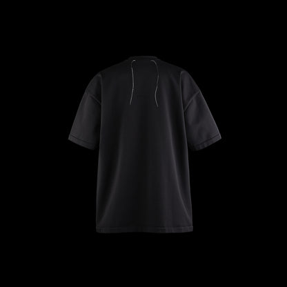 SPACE SUIT TEE BLACK - AYA | Knit Jersey T-Shirt | MADE IN JAPAN