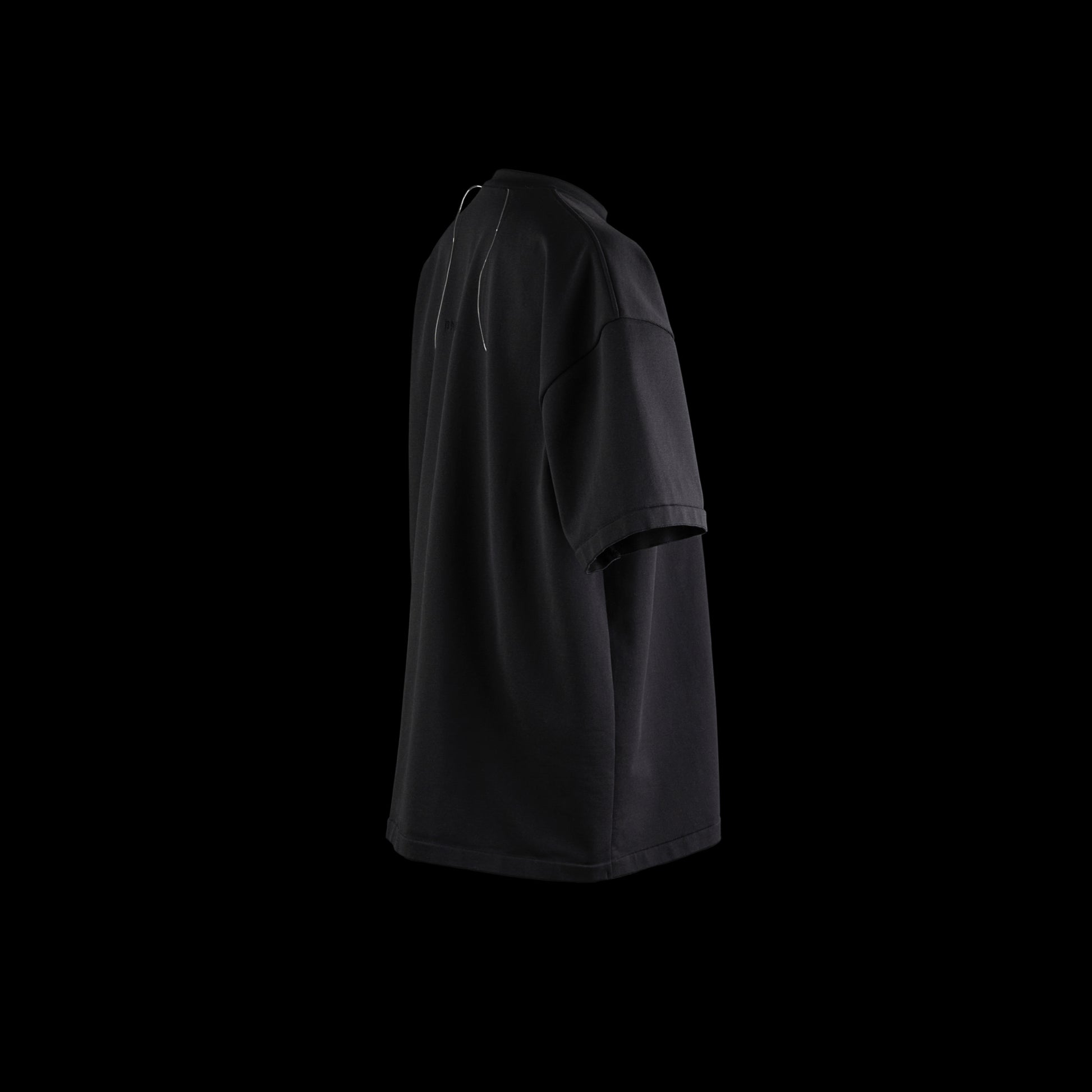 SPACE SUIT TEE BLACK - AYA | Knit Jersey T-Shirt | MADE IN JAPAN