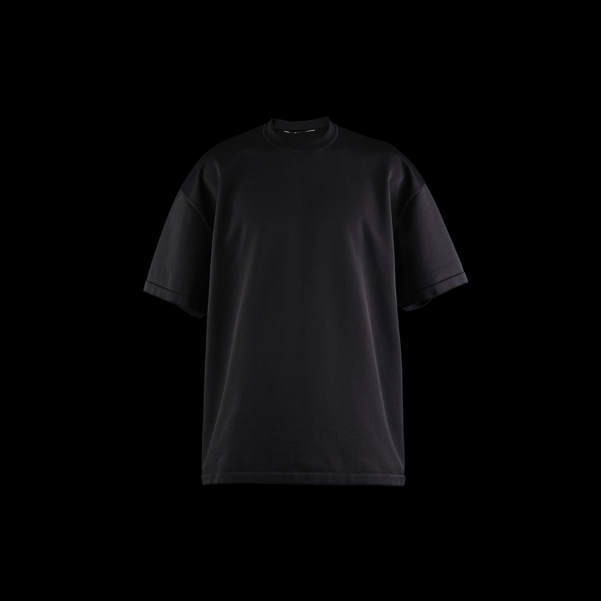 SPACE SUIT TEE BLACK - AYA | Knit Jersey T-Shirt | MADE IN JAPAN